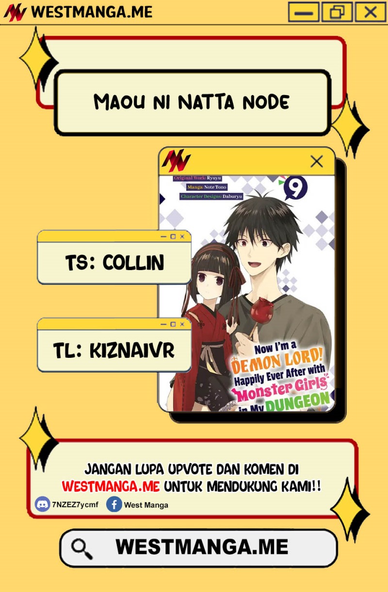 Komik Maou ni Natte node – Dungeon Tsukutte Jingai Musume to Honobono suru Chapter 80.2 gambar 1