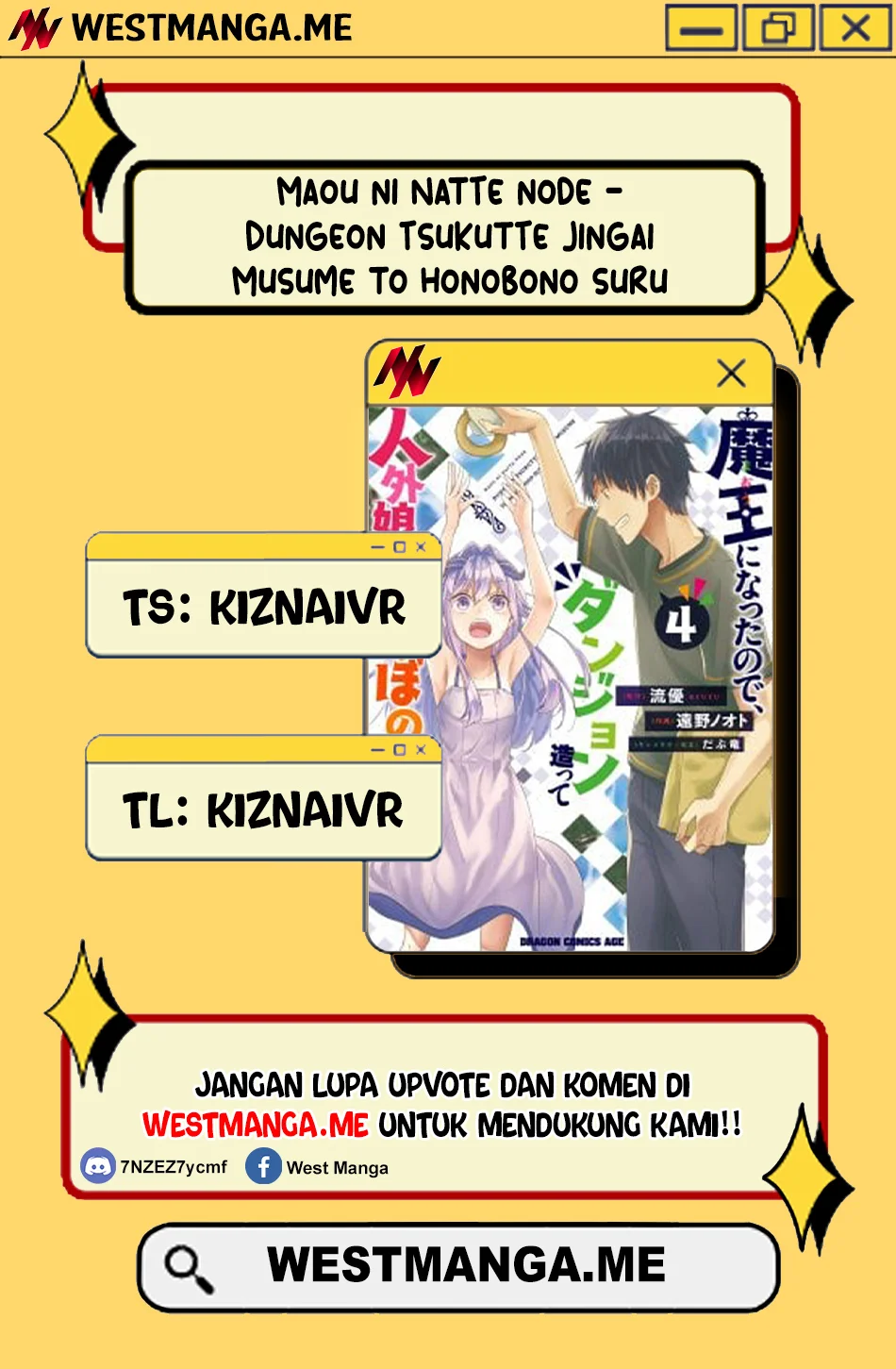 Komik Maou ni Natte node – Dungeon Tsukutte Jingai Musume to Honobono suru Chapter 86.1 gambar 1
