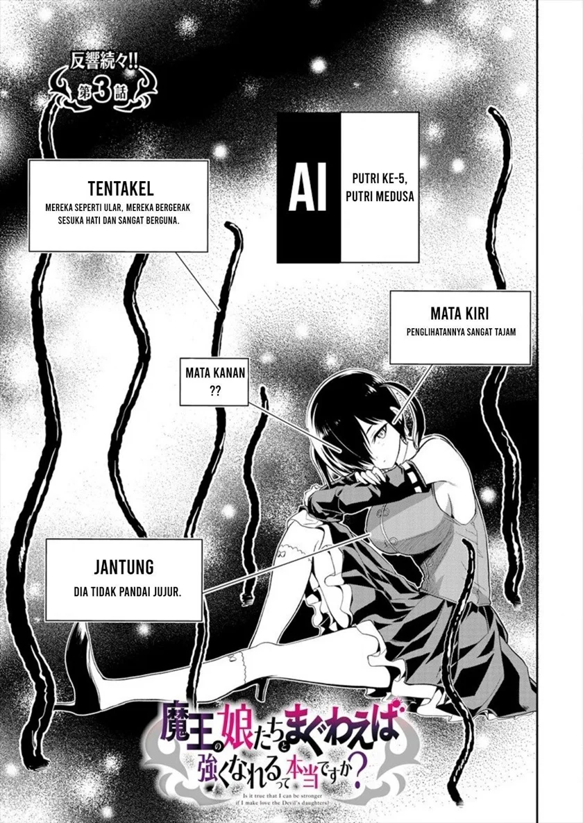 Manga Maou No Musume-Tachi To Ma Guwa Eba Tsuyoku Narerutte Hontou Desu Ka? Chapter 3 gambar 2