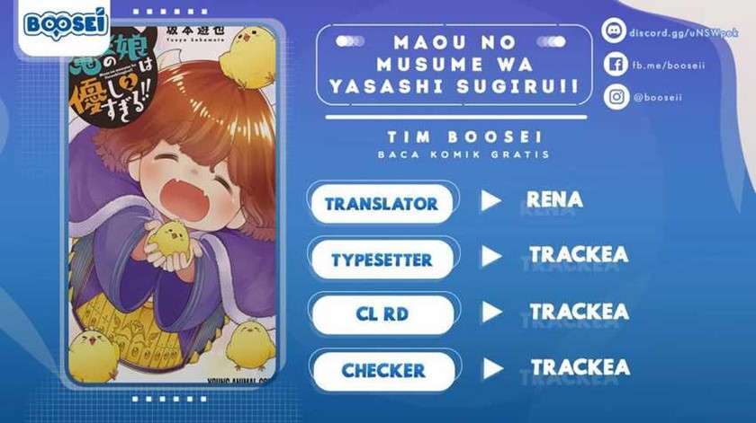 Komik Maou no Musume wa Yasashi sugiru!! Chapter 15.5 gambar 1