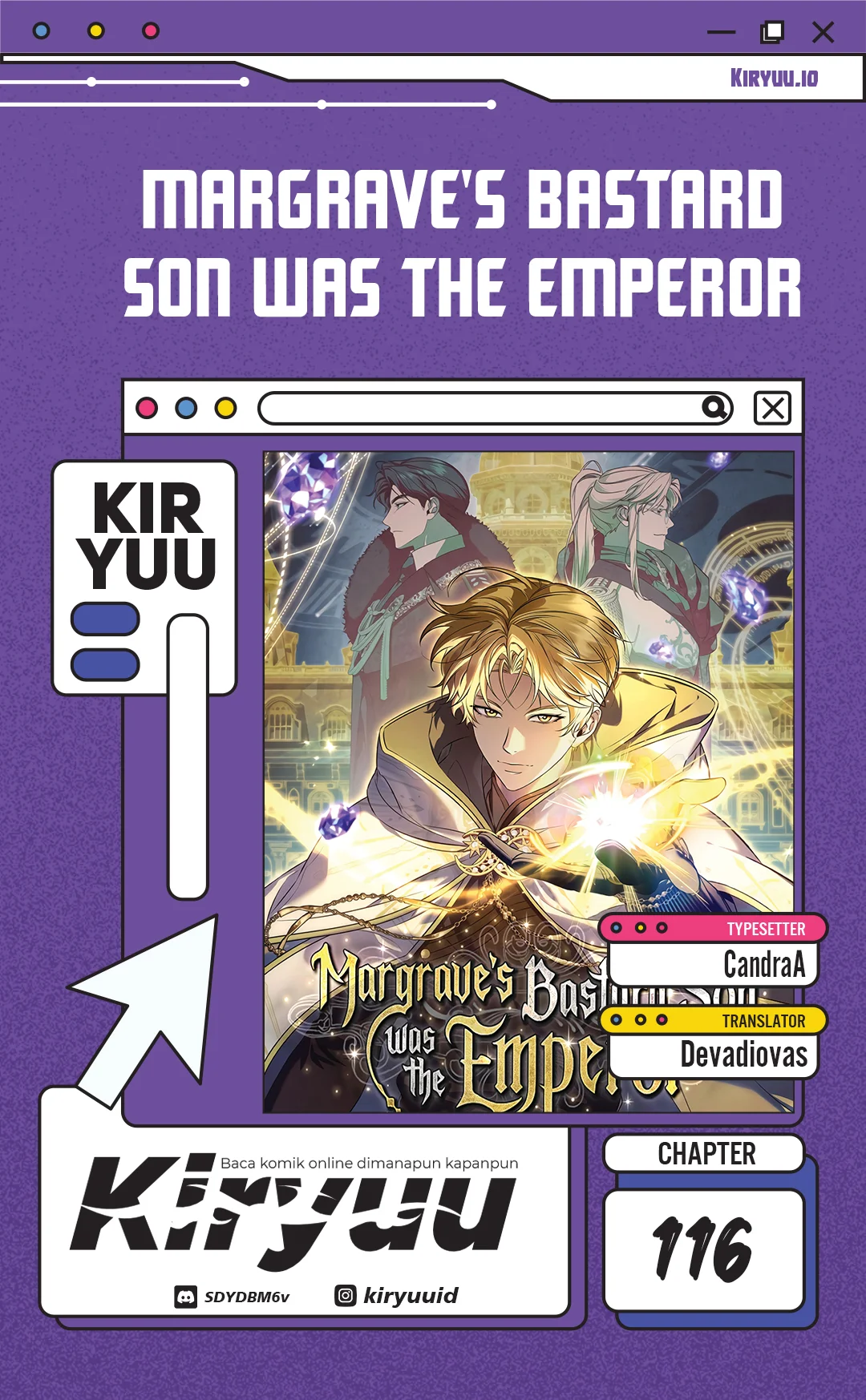 Komik Margrave’s Bastard Son was The Emperor Chapter 116 gambar 1