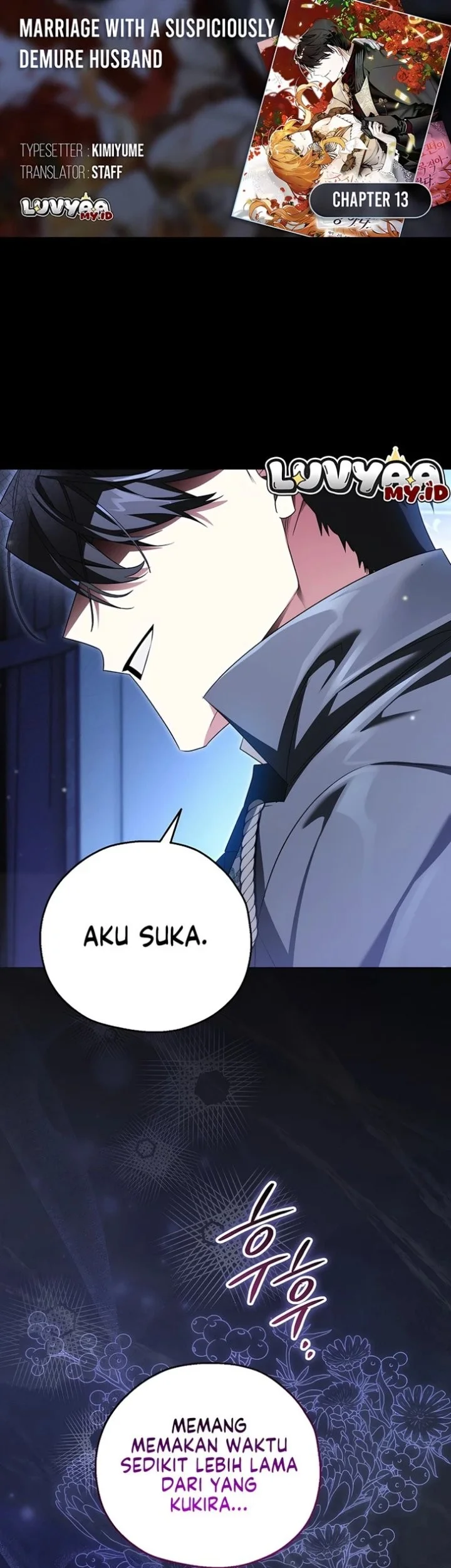 Komik Marriage with a Suspiciously Demure Husband Chapter 13 gambar 1