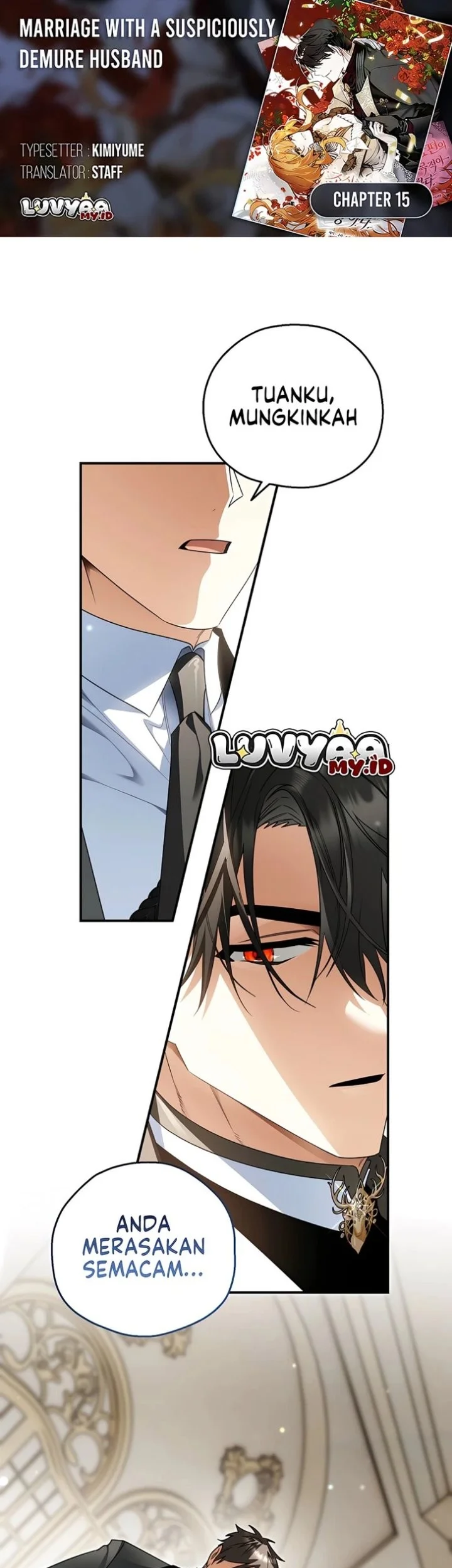 Komik Marriage with a Suspiciously Demure Husband Chapter 15 gambar 1