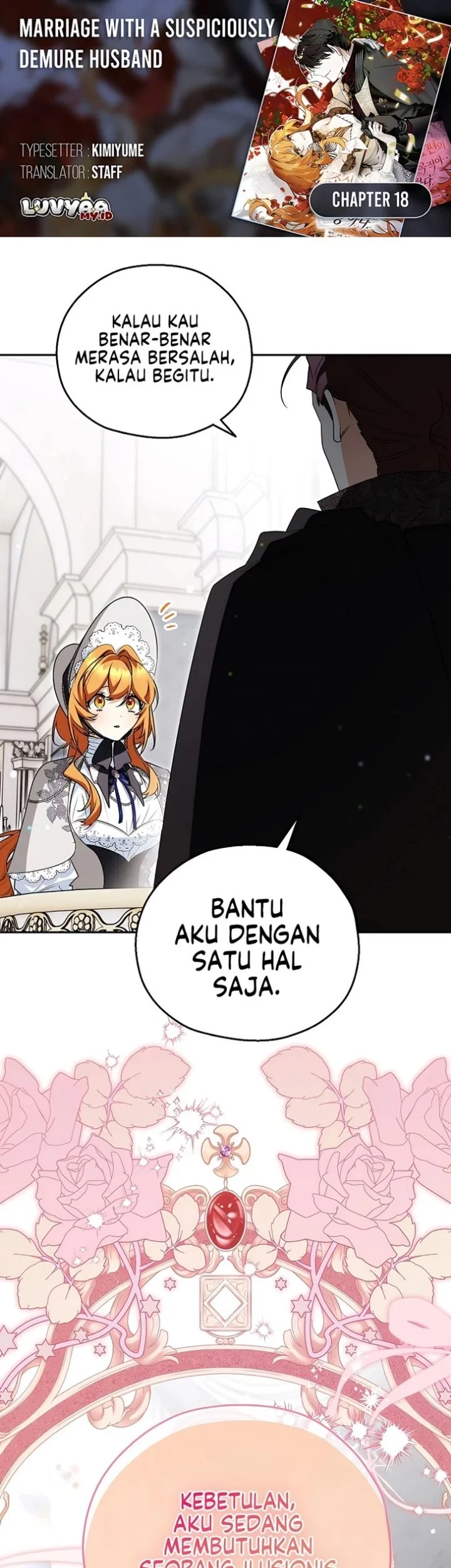 Komik Marriage with a Suspiciously Demure Husband Chapter 18 gambar 1