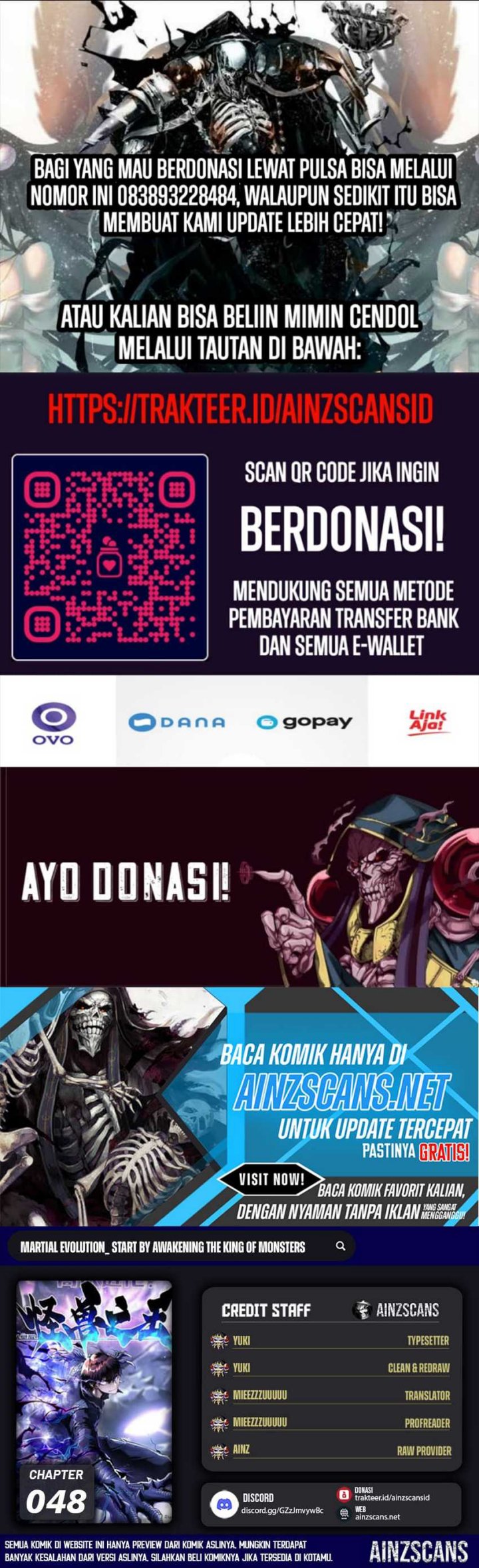 Komik Martial Evolution: Start by Awakening the King of Monsters Chapter 48 gambar 1