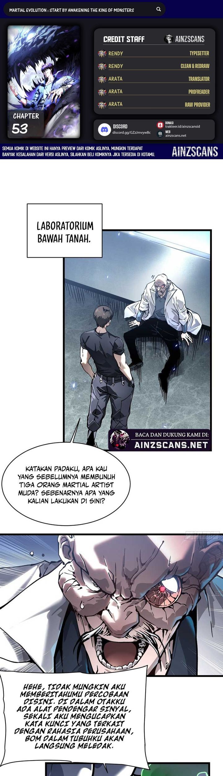 Komik Martial Evolution: Start by Awakening the King of Monsters Chapter 53 gambar 1