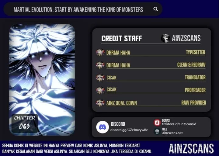 Komik Martial Evolution: Start by Awakening the King of Monsters Chapter 63 gambar 1