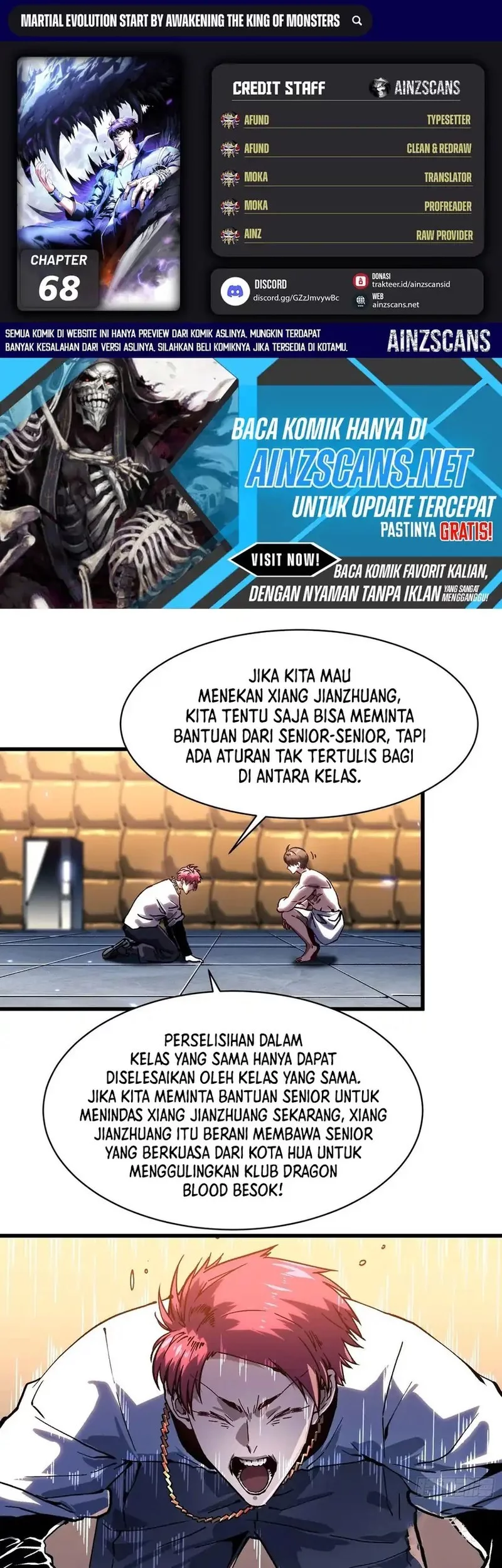 Komik Martial Evolution: Start by Awakening the King of Monsters Chapter 68 gambar 1