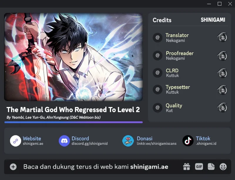 Komik Martial God Regressed to Level 2 Chapter 124 gambar 1