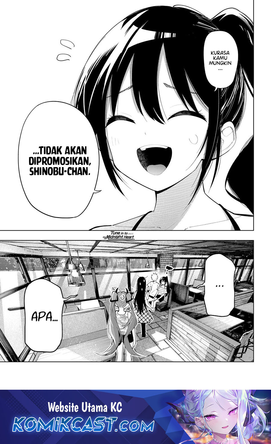 Komik Mayonaka Heart Tune Chapter 76 gambar 1
