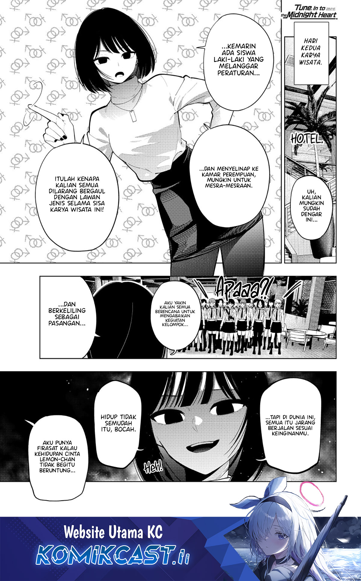 Komik Mayonaka Heart Tune Chapter 88 gambar 1