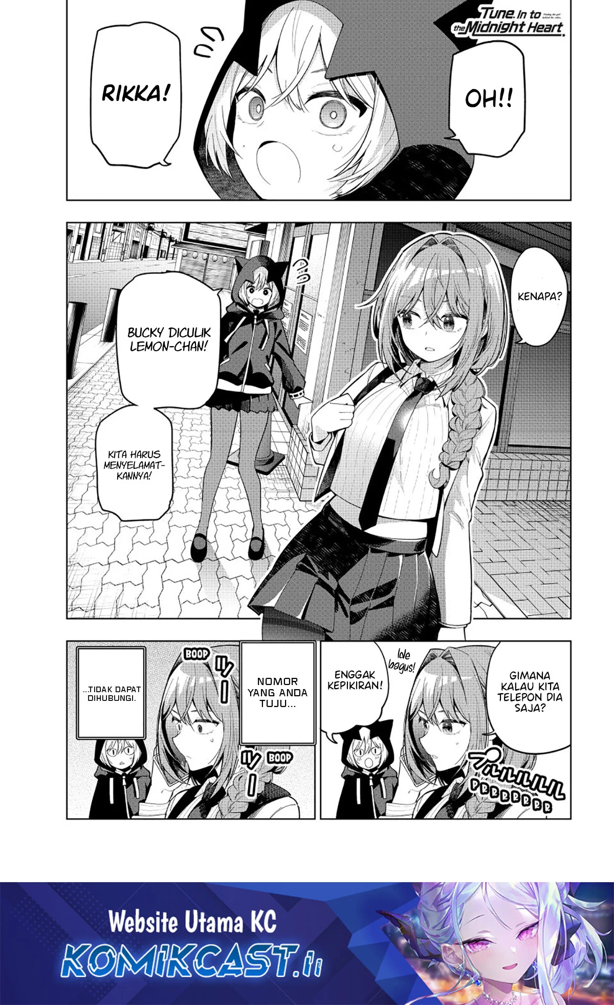 Komik Mayonaka Heart Tune Chapter 90 gambar 1