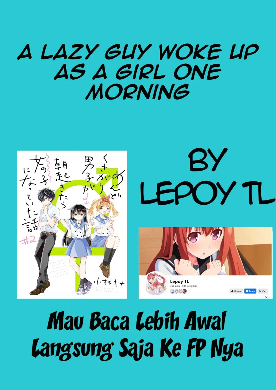 Komik Mendoku Sagari Danshi Koukousei ga Asa Okitara Onnanoko ni Natteita Hanashi Chapter 15 gambar 1