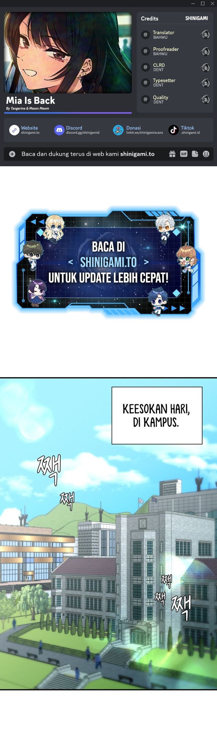 Komik Mia Has Returned Chapter 3 gambar 1