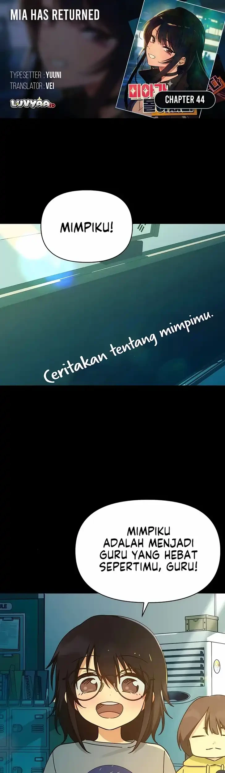 Komik Mia Has Returned Chapter 44 gambar 1