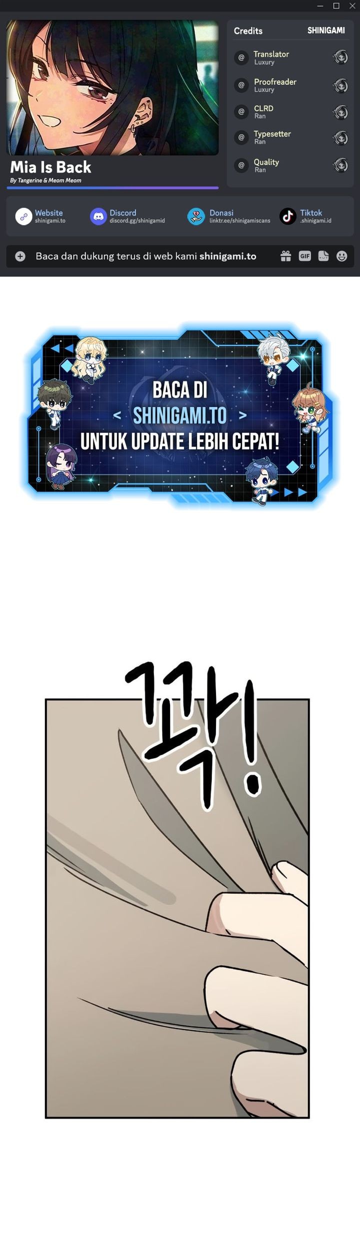 Komik Mia Has Returned Chapter 6 gambar 1