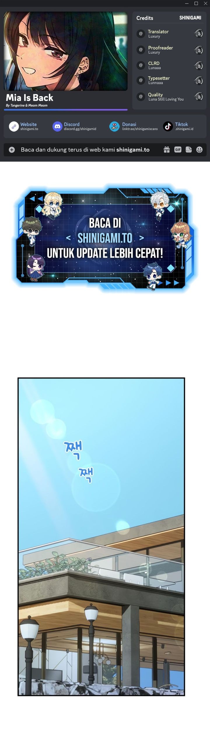 Komik Mia Has Returned Chapter 8 gambar 1