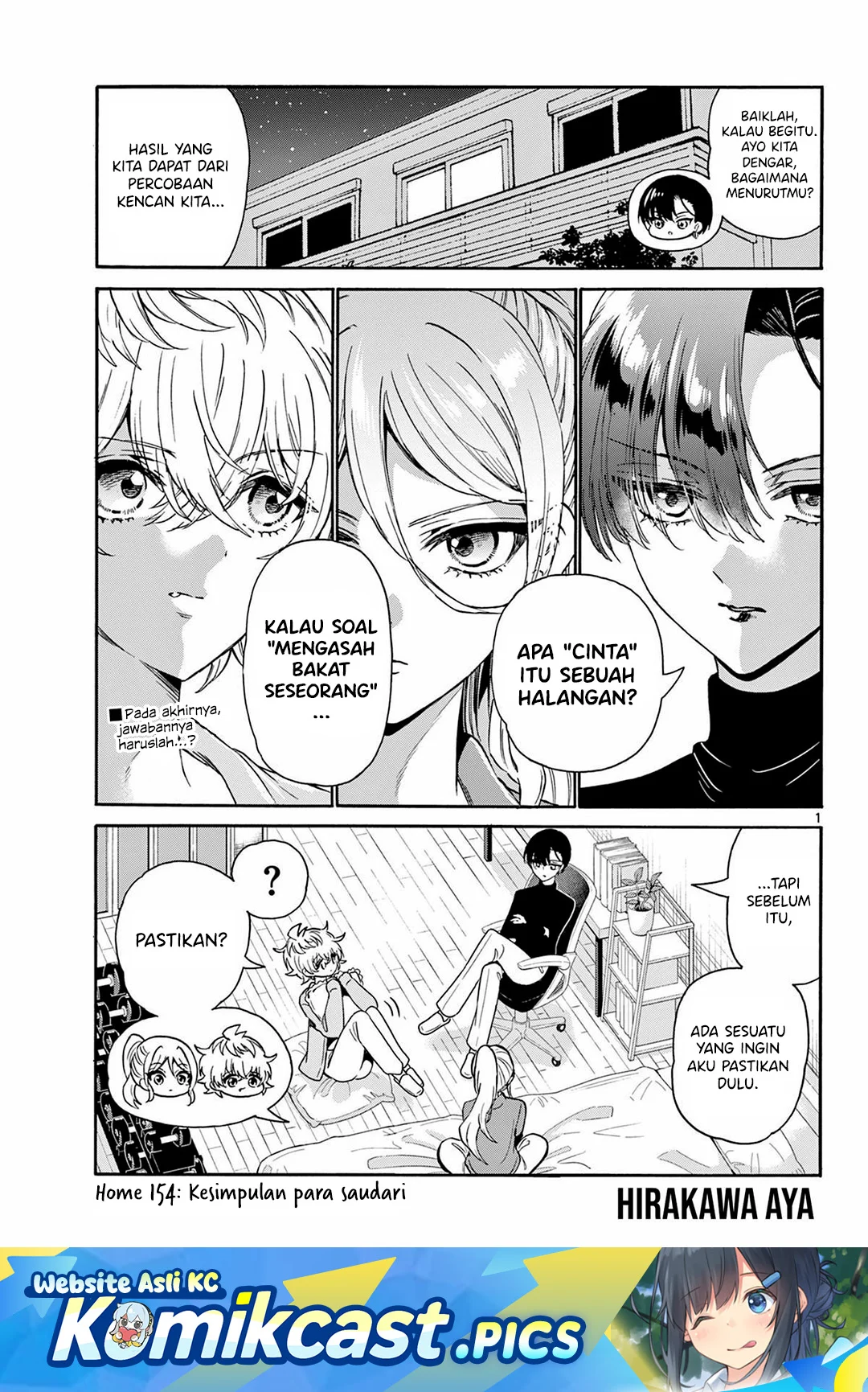 Komik Mikadono Sanshimai wa Angai, Choroi Chapter 154 gambar 1