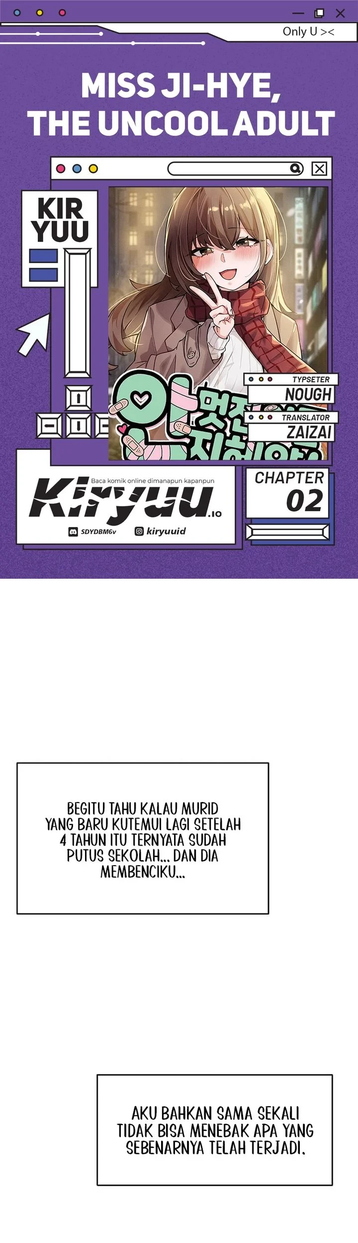 Komik Miss Ji-Hye, The Uncool Adult Chapter 2 gambar 1
