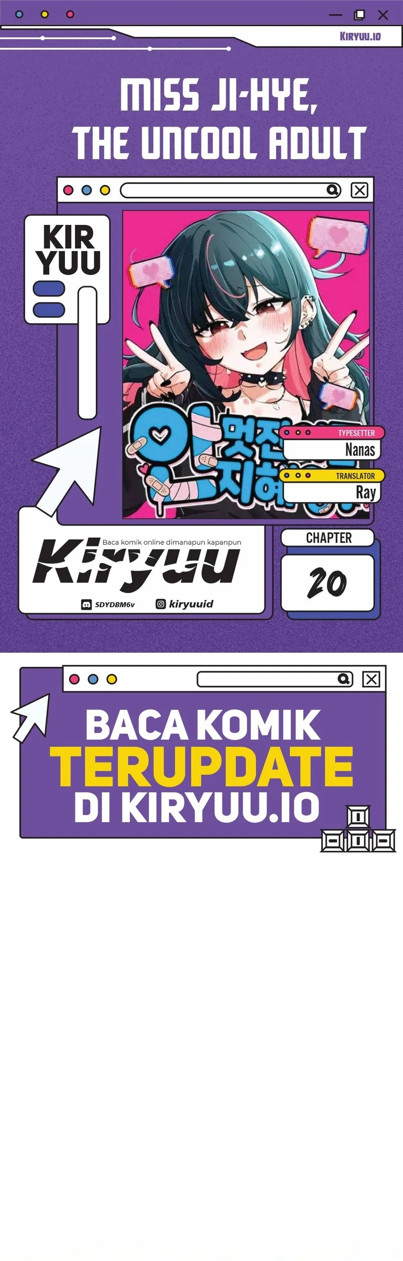 Komik Miss Ji-Hye, The Uncool Adult Chapter 20 gambar 1