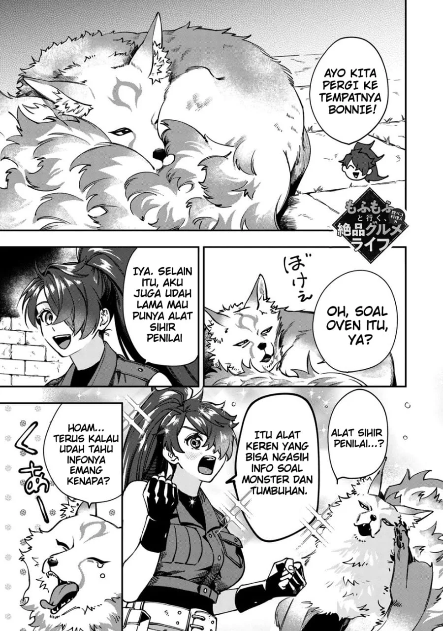 Komik Mofumofu to Iku, Harapeko Ryourinin no Zeppin Gourmet Life Chapter 8 gambar 1