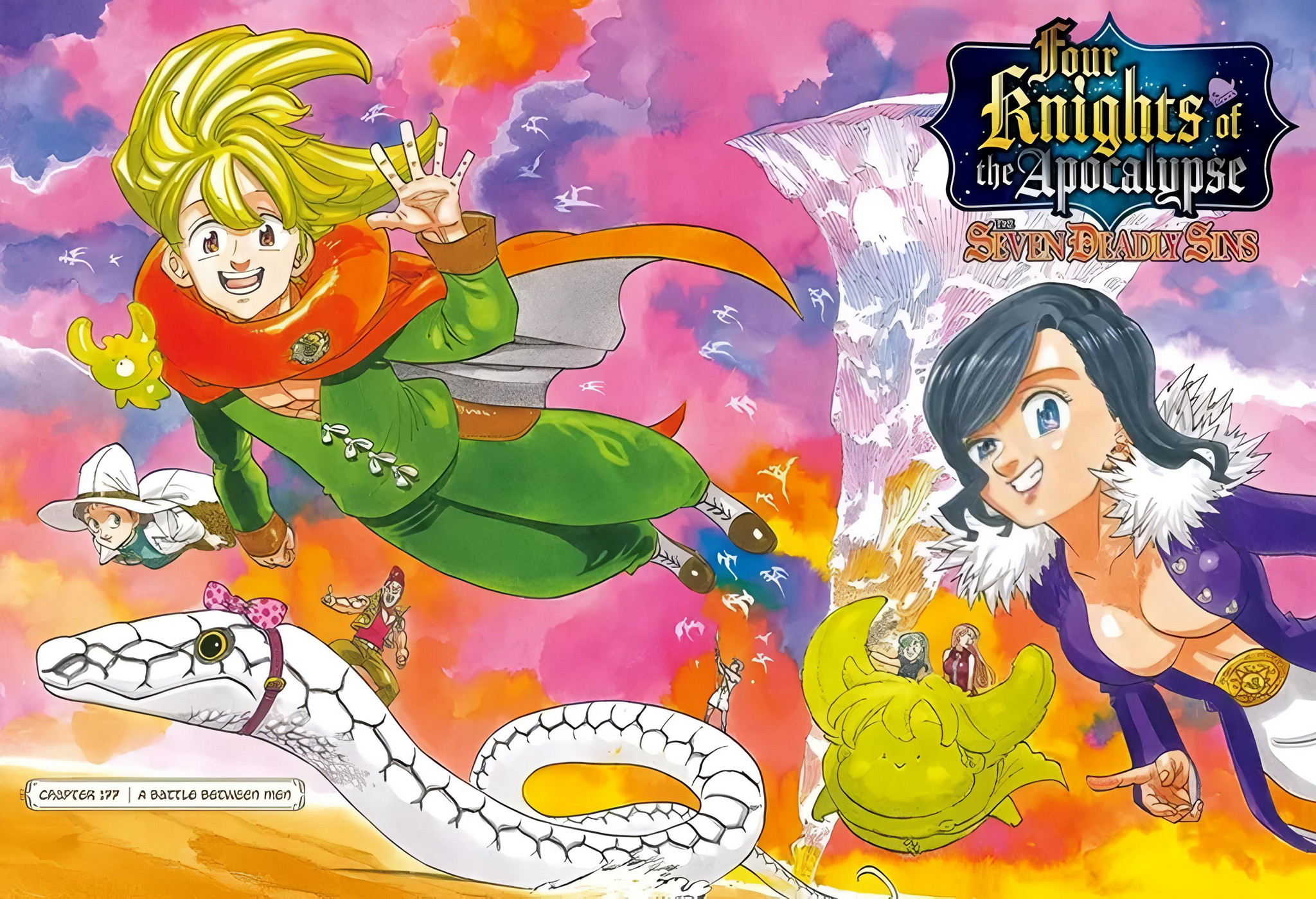 Manga Mokushiroku no Yonkishi Chapter 177 gambar 2