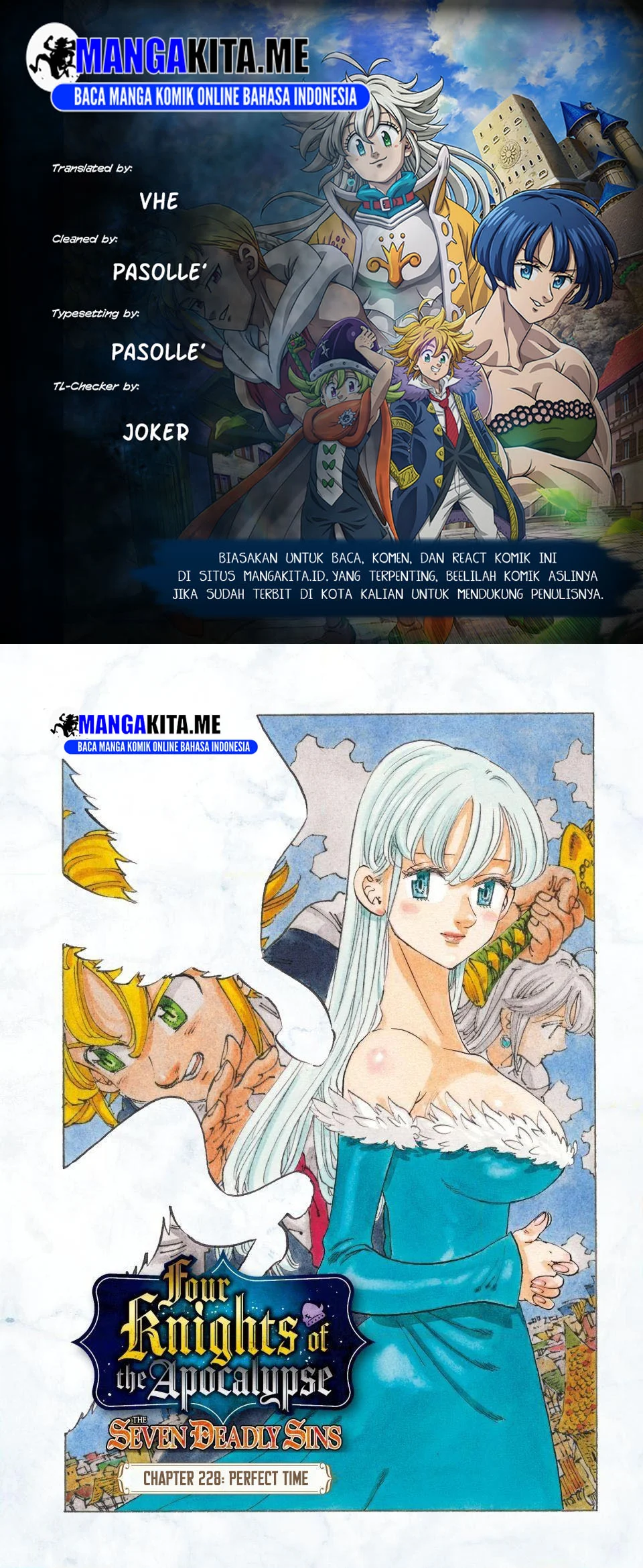 Komik Mokushiroku no Yonkishi Chapter 228 gambar 1