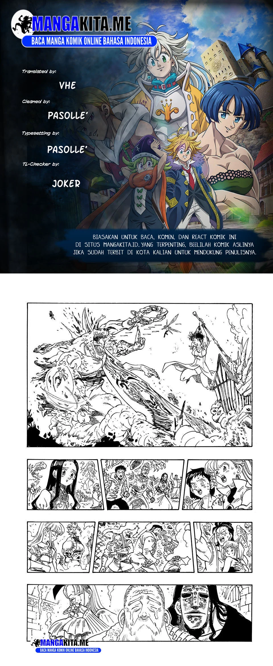 Komik Mokushiroku no Yonkishi Chapter 229 gambar 1