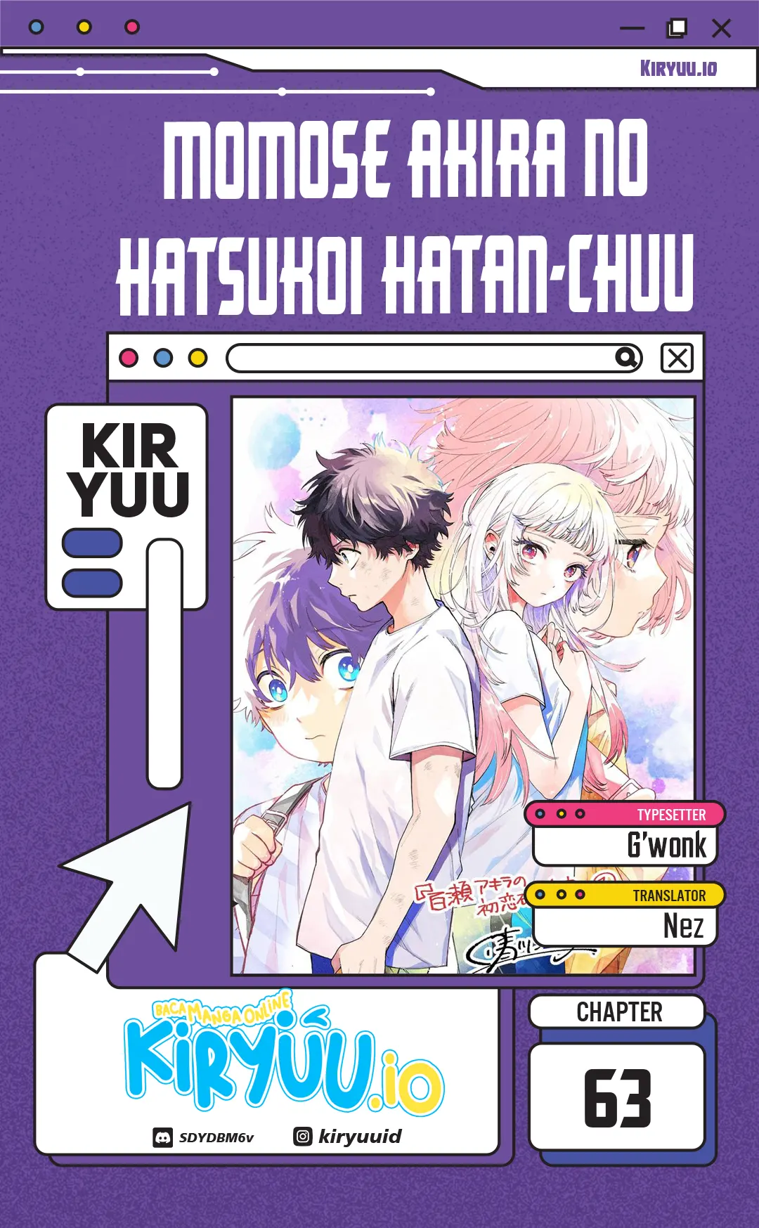 Komik Momose Akira no Hatsukoi Hatan-chuu. Chapter 63 gambar 1