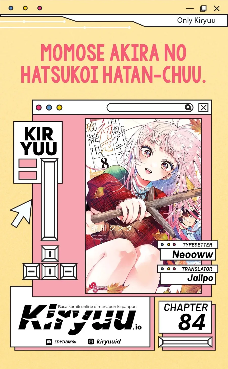 Komik Momose Akira no Hatsukoi Hatan-chuu. Chapter 84 gambar 1