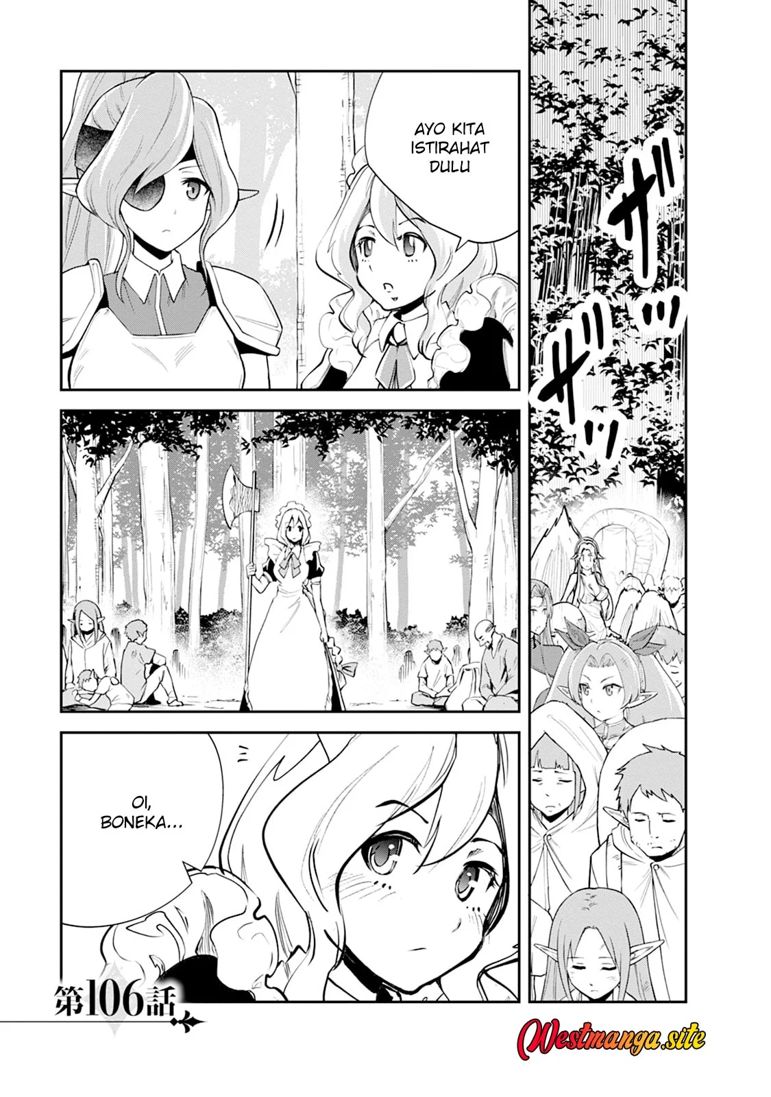 Manga Monster no Goshujin-sama Chapter 106 gambar 2