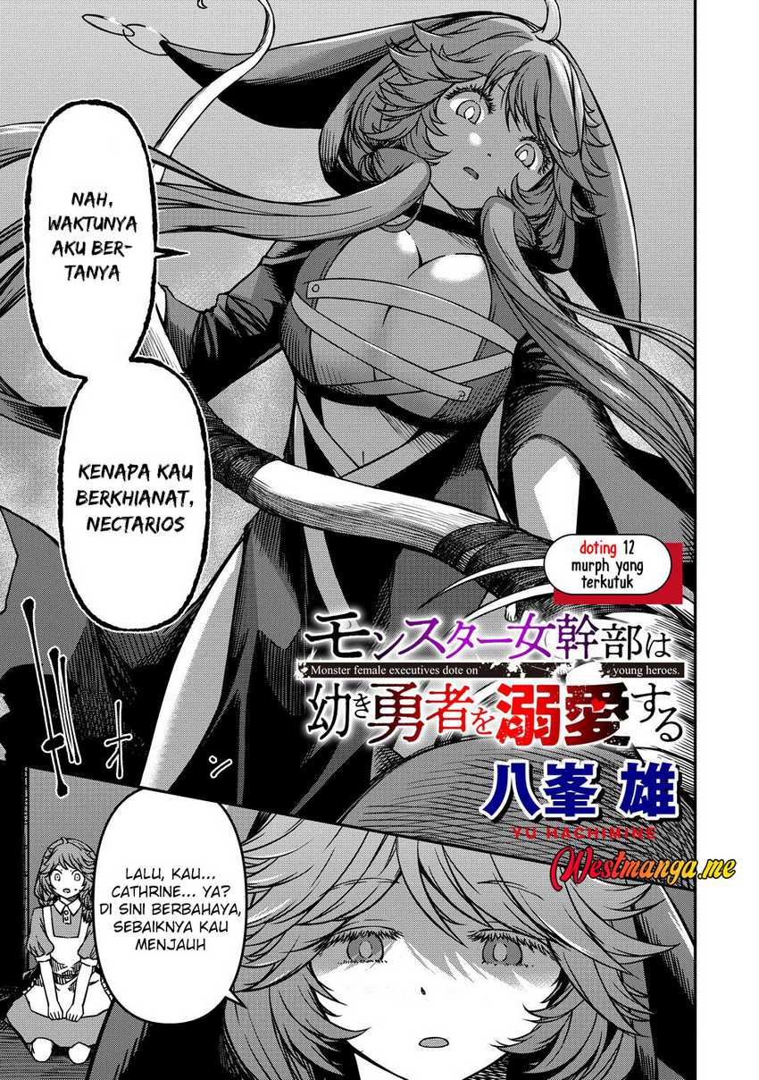Manga Monster Onna Kanbu wa Osanaki Yuusha wo Dekiaisuru Chapter 12 gambar 2