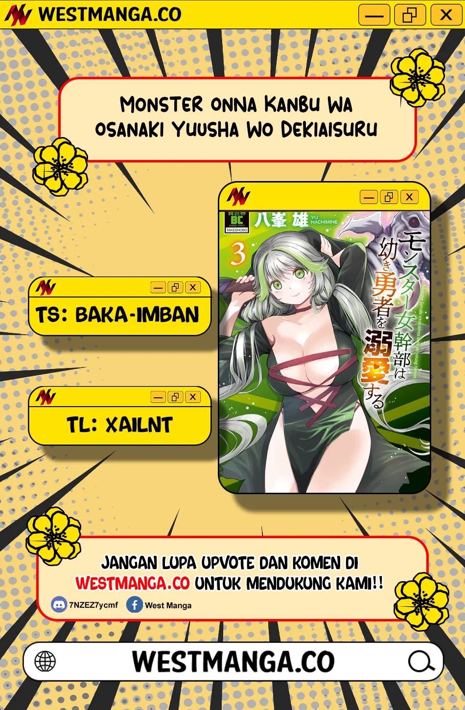 Manga Monster Onna Kanbu wa Osanaki Yuusha wo Dekiaisuru Chapter 20 gambar 2