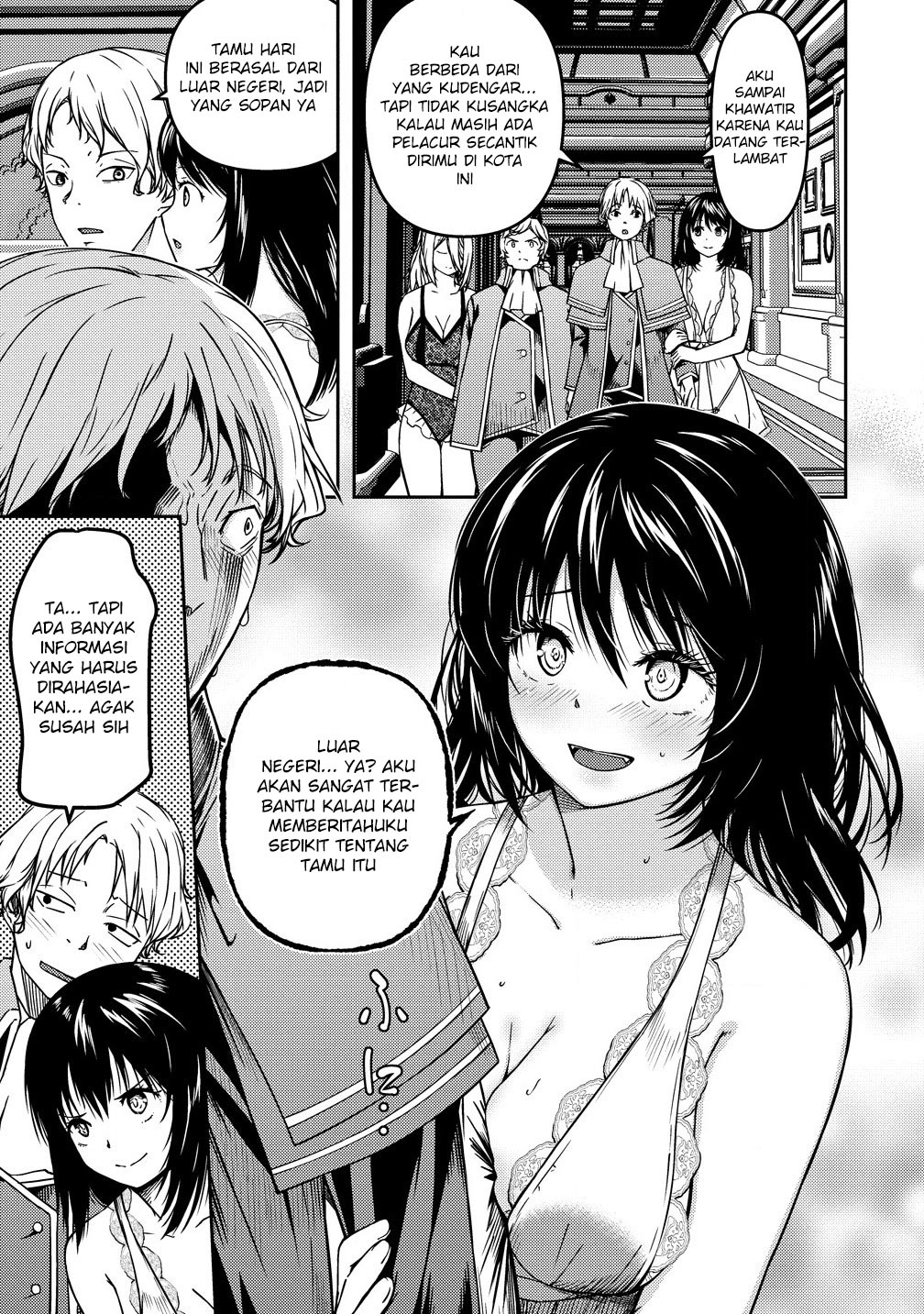 Manga Monster Onna Kanbu wa Osanaki Yuusha wo Dekiaisuru Chapter 9 gambar 2