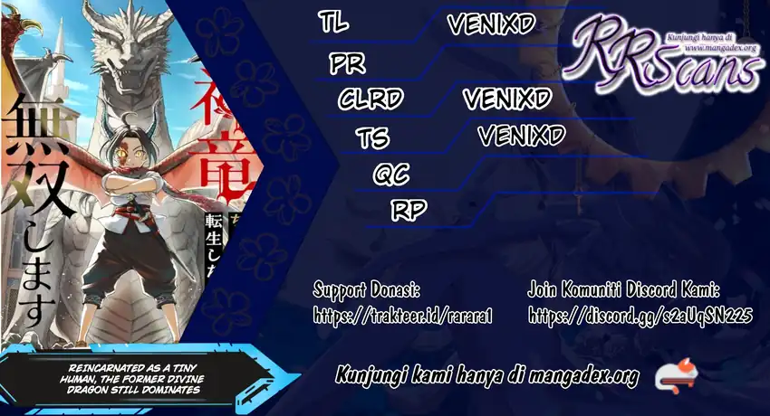 Komik Moto shin ryū, chippokena ningen ni tensei shitakedo musō shimasu Chapter 1 gambar 1