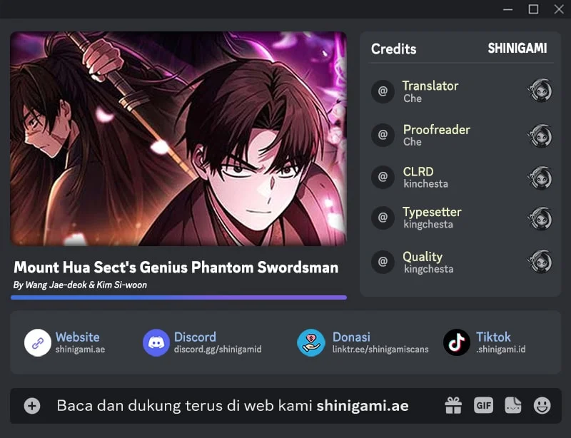 Komik Mount Hua Sect’s Genius Phantom Swordsman Chapter 50 gambar 1