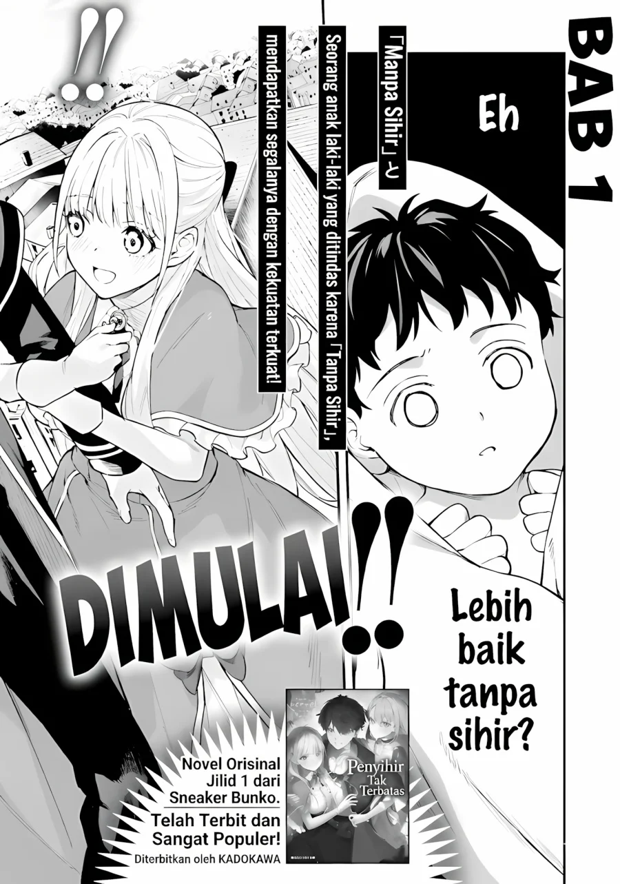 Mugen no Majutsu Shi Maryoku Nashi de Heimin no Ko to Hakugai Sareta Ore. Jitsuha Mugen no Maryoku Mochi Chapter 1 Gambar 3