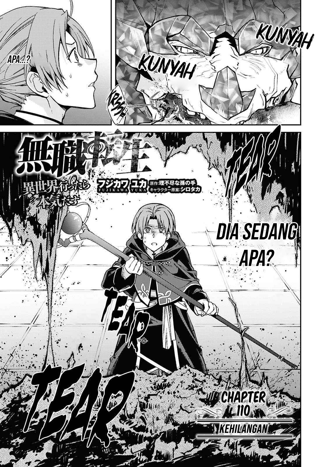 Komik Mushoku Tensei: Isekai Ittara Honki Dasu Chapter 110 gambar 1