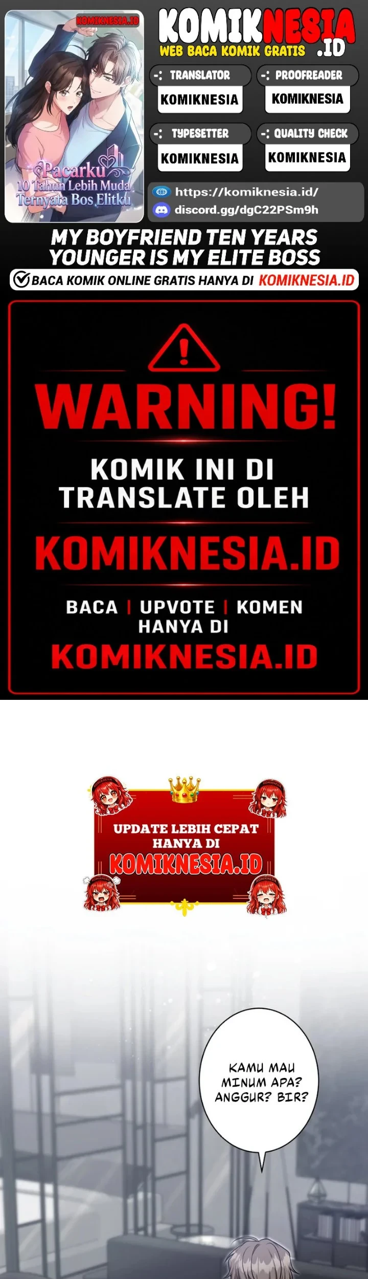 Komik My Boyfriend Ten Years Younger Is My Elite Boss Chapter 15 gambar 1