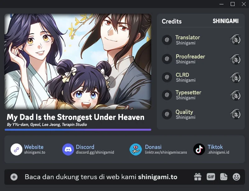 Komik My Dad Is The Strongest Under Heaven Chapter 16 gambar 1