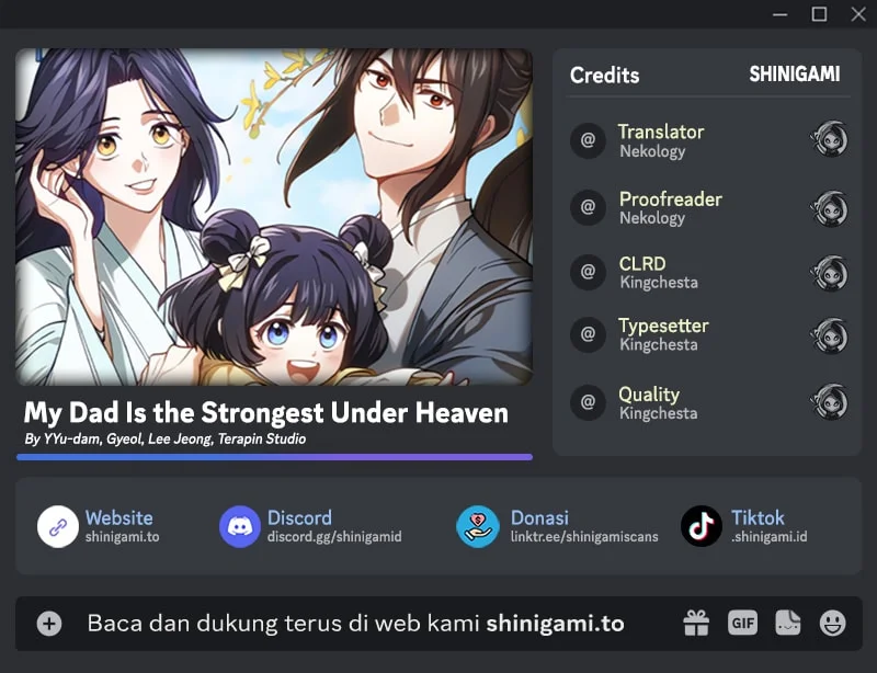 Komik My Dad Is The Strongest Under Heaven Chapter 2 gambar 1