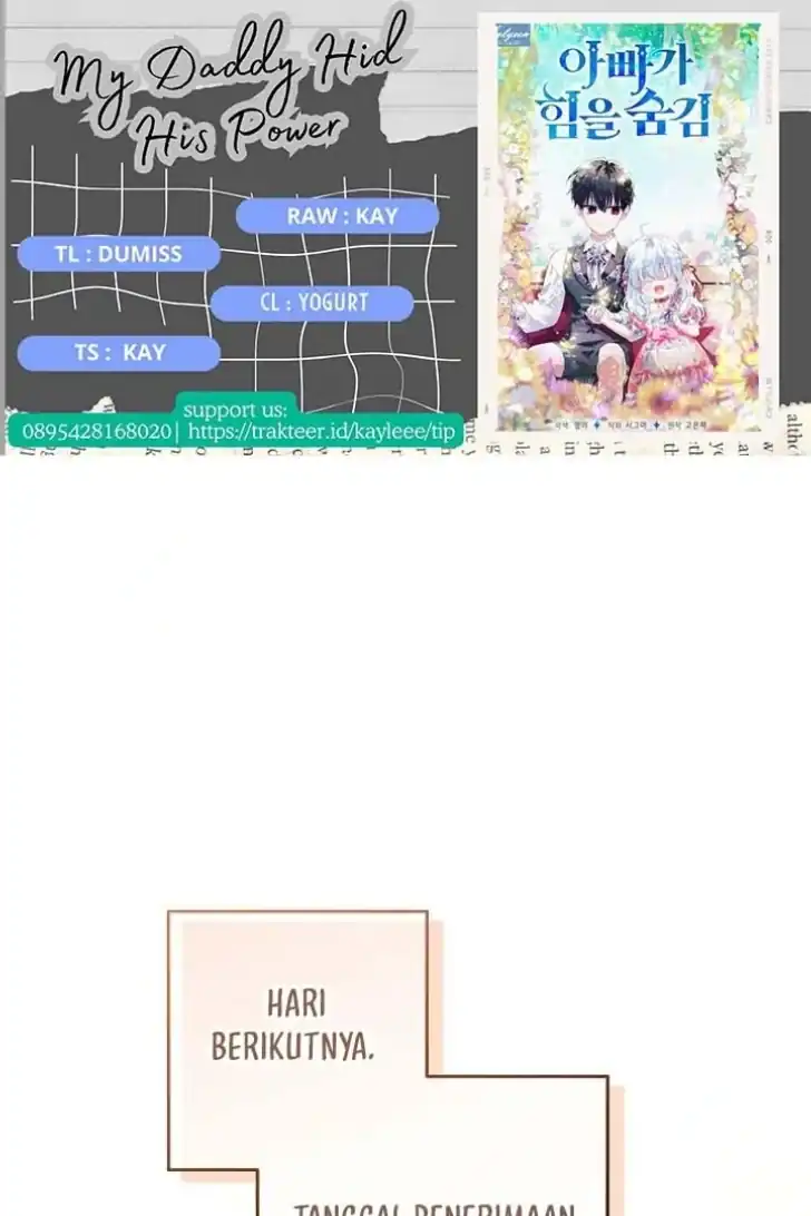 Komik My Daddy Hid His Power Chapter 47 gambar 1