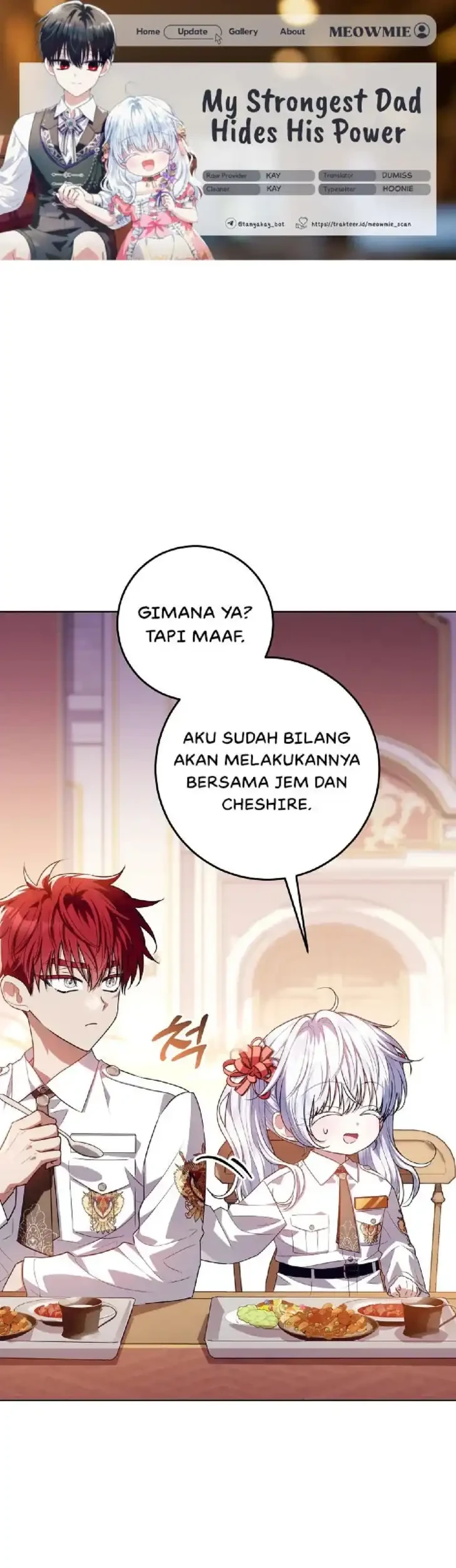 Komik My Daddy Hid His Power Chapter 61 gambar 1