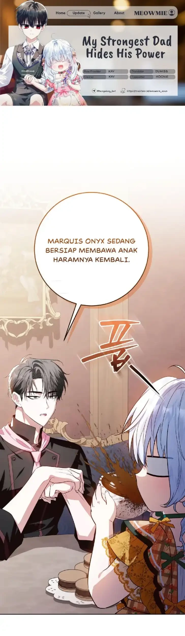 Komik My Daddy Hid His Power Chapter 70 gambar 1