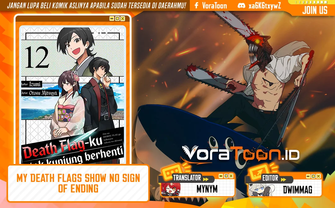 Komik My Death Flags Show No Sign of Ending Chapter 90 gambar 1