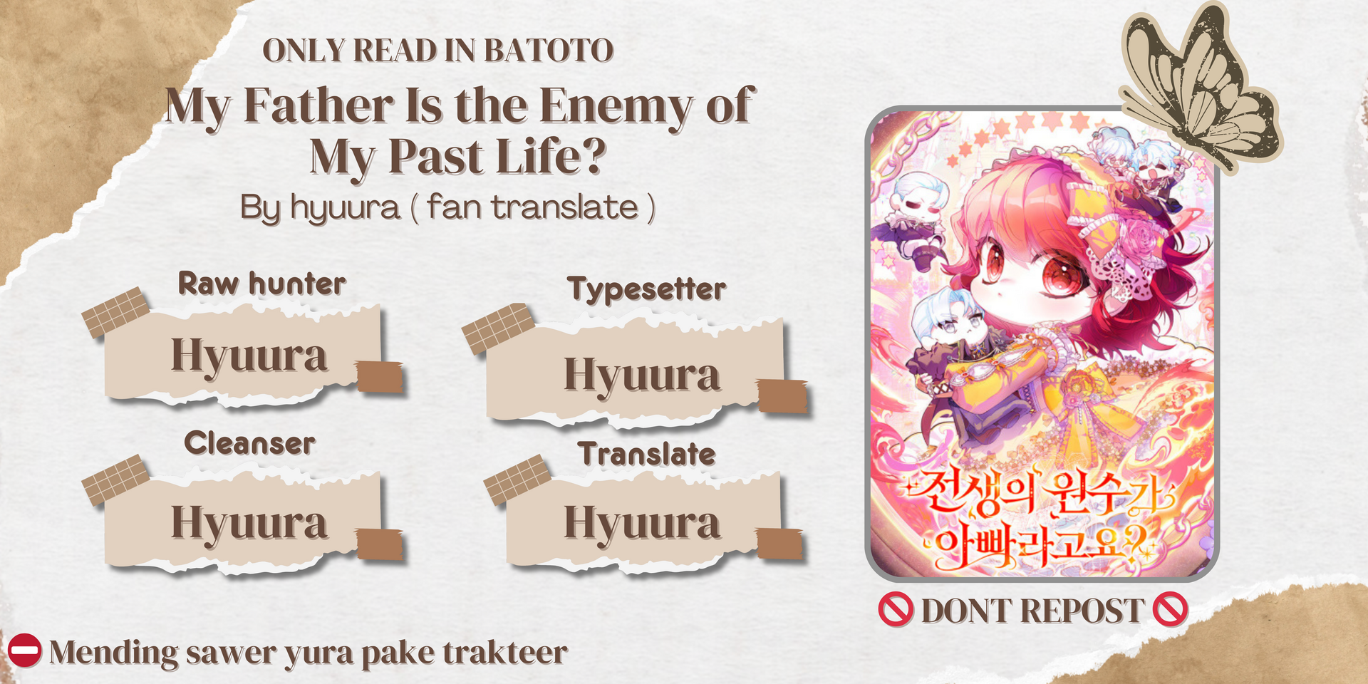 Komik My Father Is the Enemy of My Past Life? Chapter 15 gambar 1