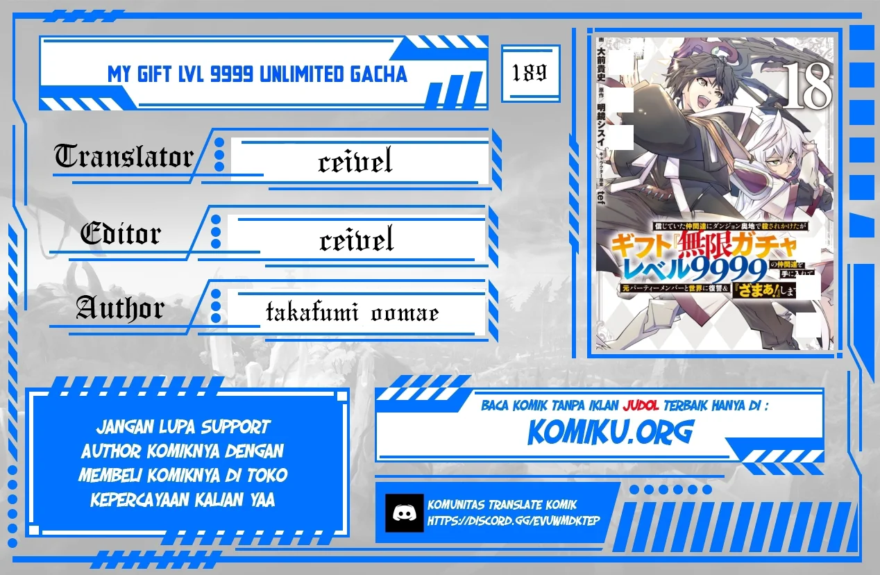 Komik My Gift LVL 9999 Unlimited Gacha Chapter 189 gambar 1