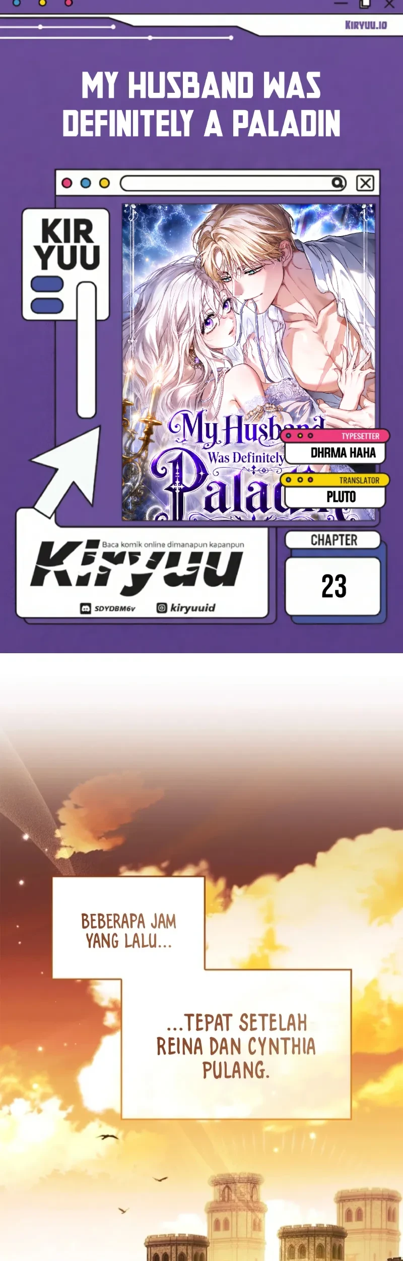 Komik My Husband Was Definitely a Paladin Chapter 23 gambar 1