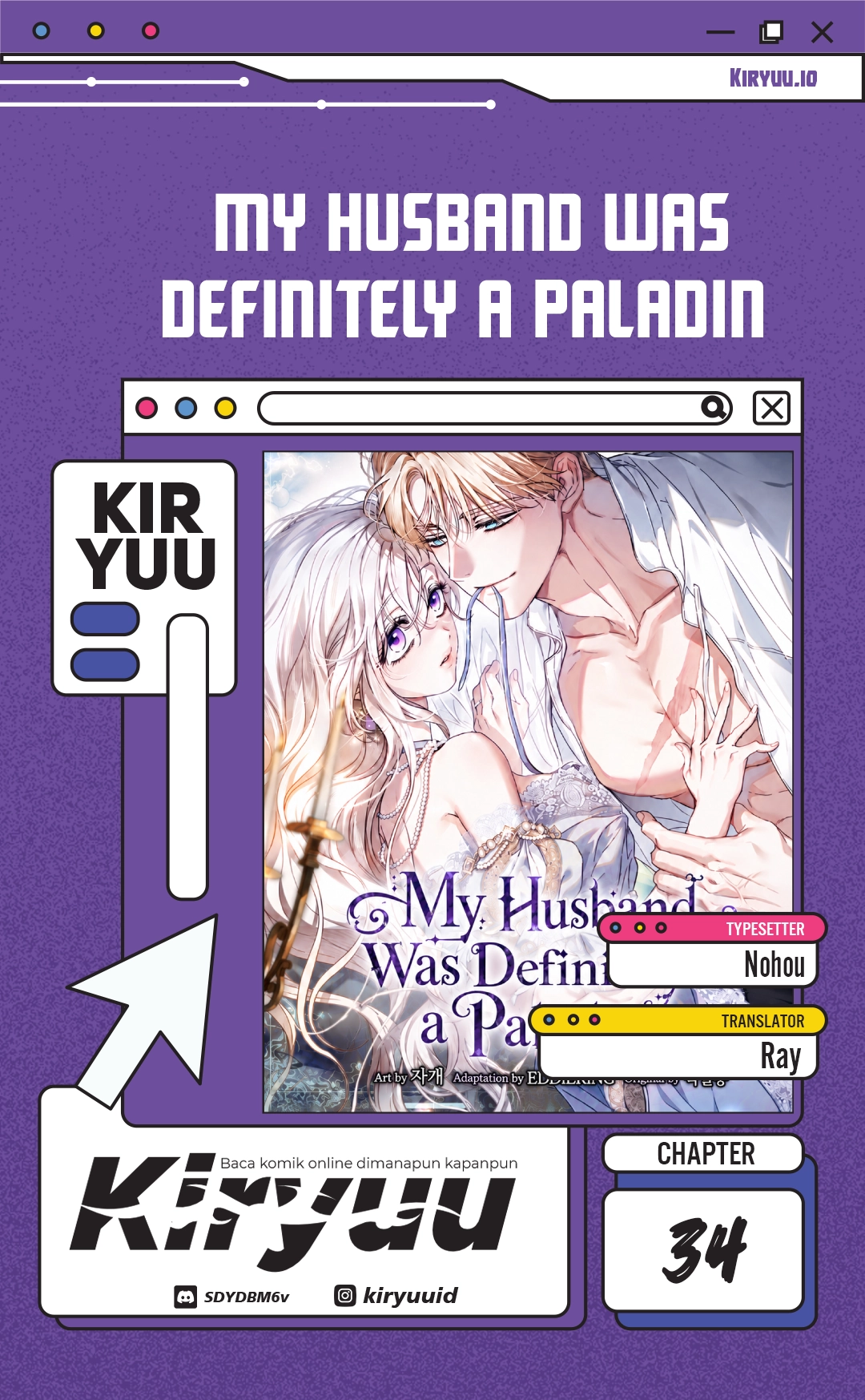 Manhwa My Husband Was Definitely a Paladin Chapter 34 gambar 2