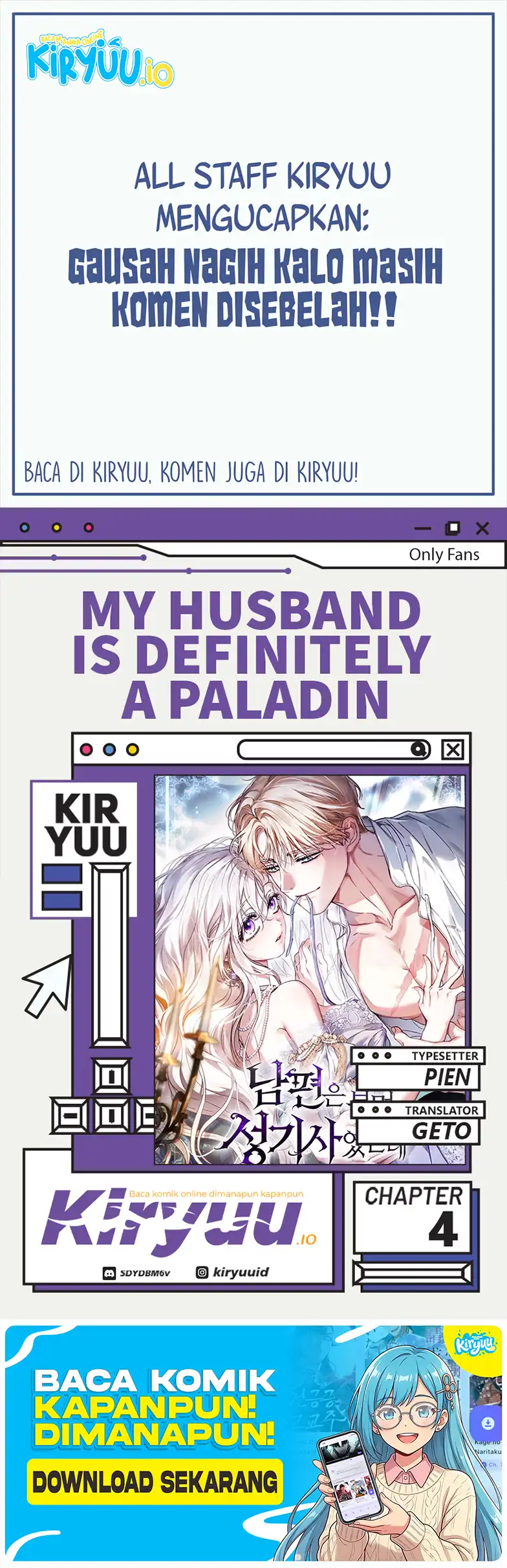 Komik My Husband Was Definitely a Paladin Chapter 4 gambar 1